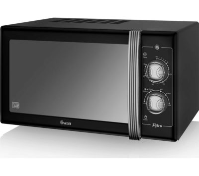 SWAN  Retro SM22070BN Solo Microwave - Black
